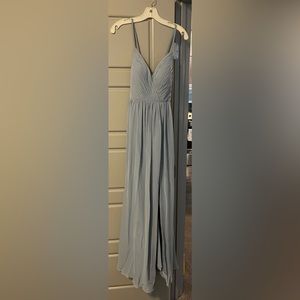 Azazie Gracie Dusty Blue Bridesmaid Dress